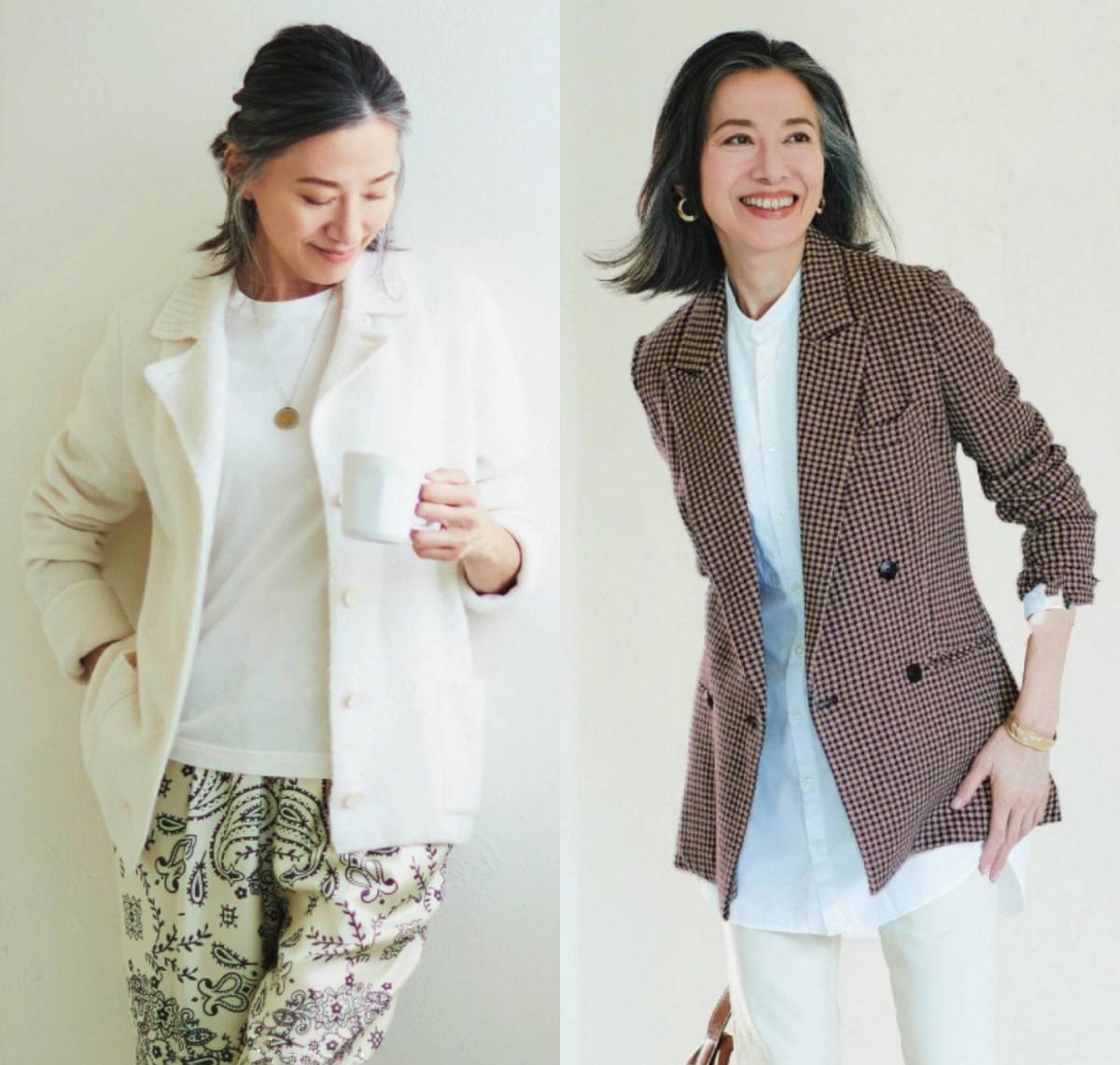 50+日本家庭主妇的穿搭思路，轻松营造随